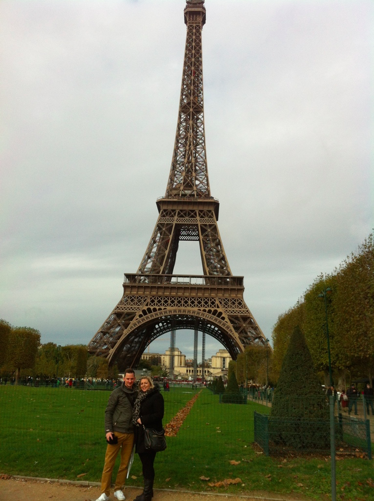 The Eiffel tower in Paris
